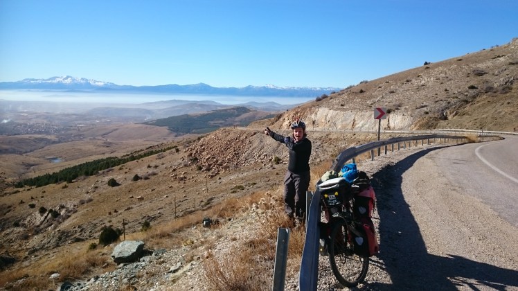 Up in the mountains above lake Beysehir